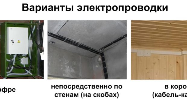 Электропроводка в гараже
