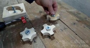 Как сделать удобные гайки-барашки из фанеры